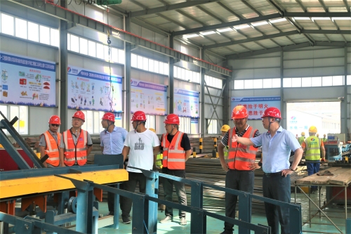 中国水电四局到深圳地铁12号线项目部进行对标交流